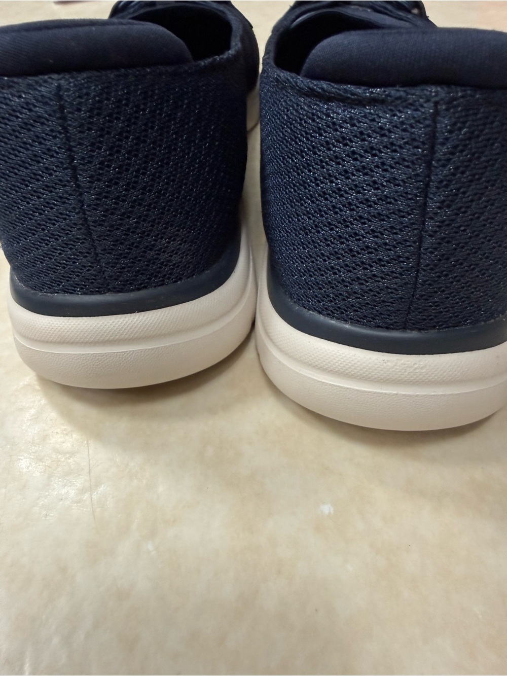 Navy blue Skechers On-the-GO Flex - Peony slip-on shoes 81/2 - Picture 5 of 8